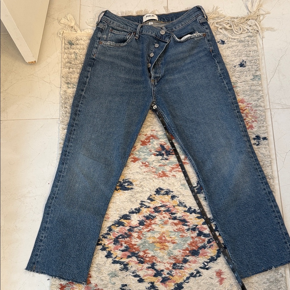 Agolde Riley Crop Jeans - Picture 4 of 8